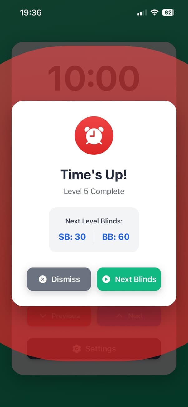 Poker Timer Screenshot 4